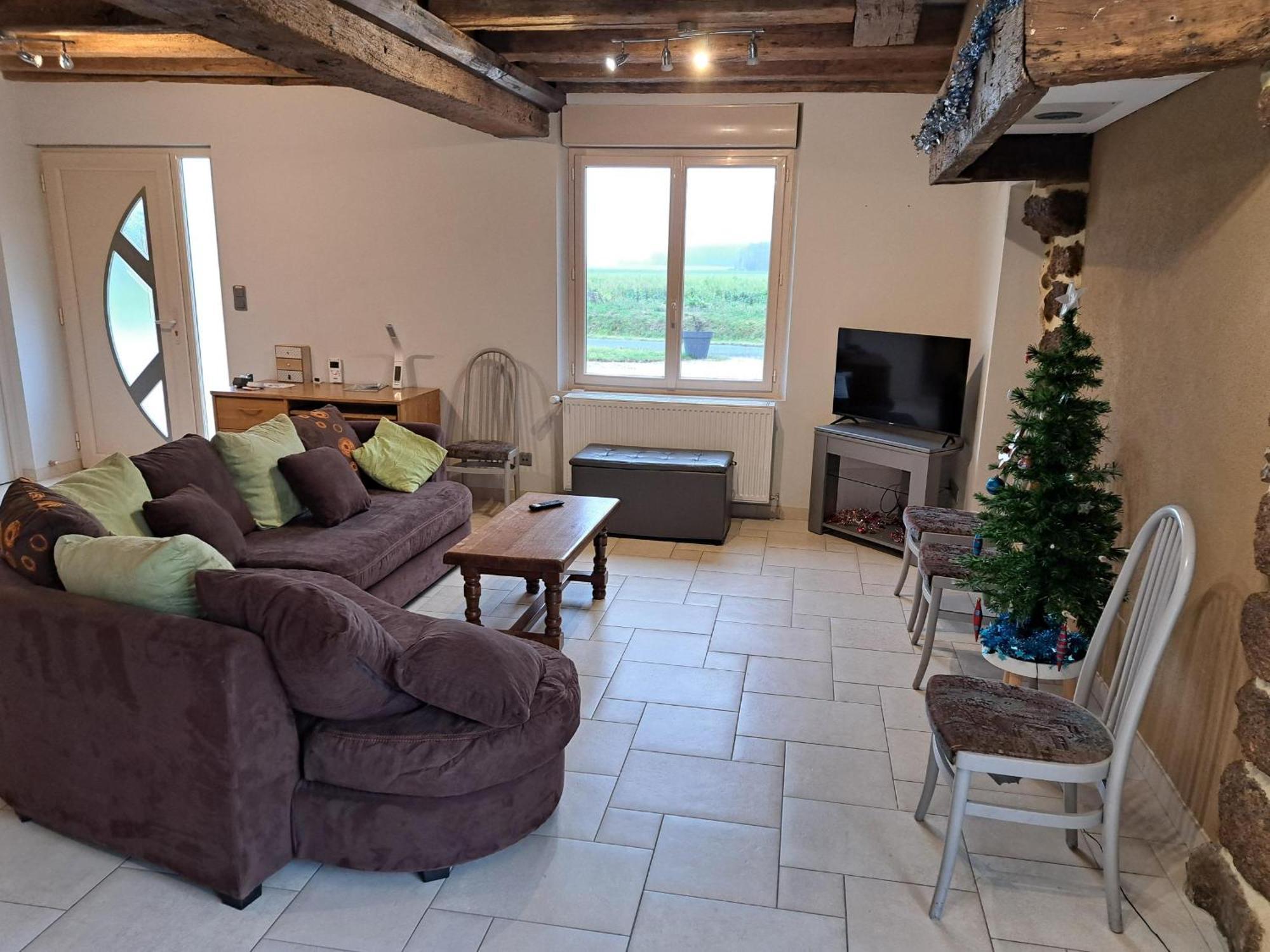 Maison En Colombage Renovee La Fontenelle  Luaran gambar